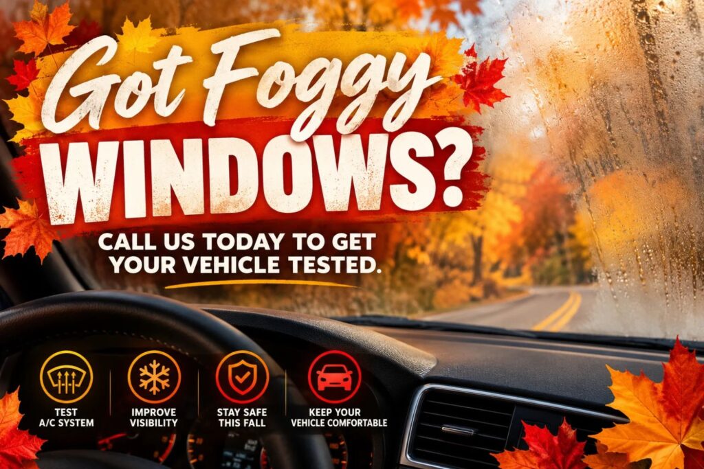 Got Foggy Vehicle Windows_ Call Transmission City & Automotive Specialists